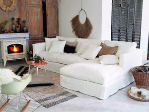 Leinen Sofas