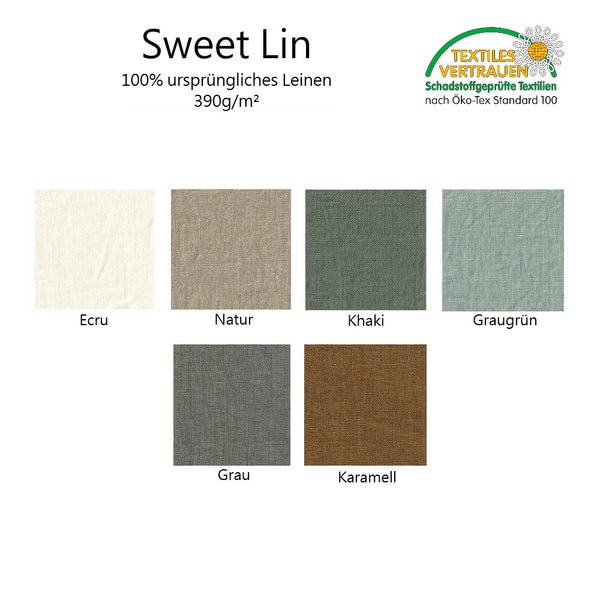 Leinen - Schlafsofa BIDART SWEET LIN