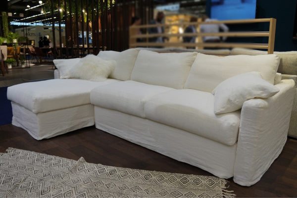 Linen - sofa bed BIDART NEW LIN stonewashed