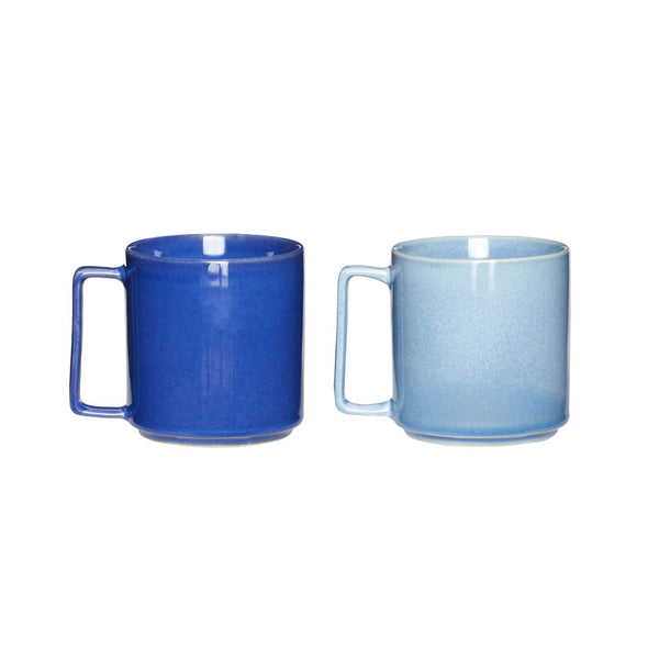 BECHER Blau 2er Set