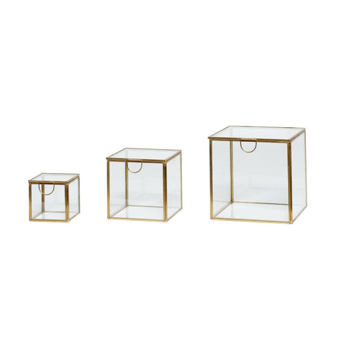 GLASS BOX set of 3