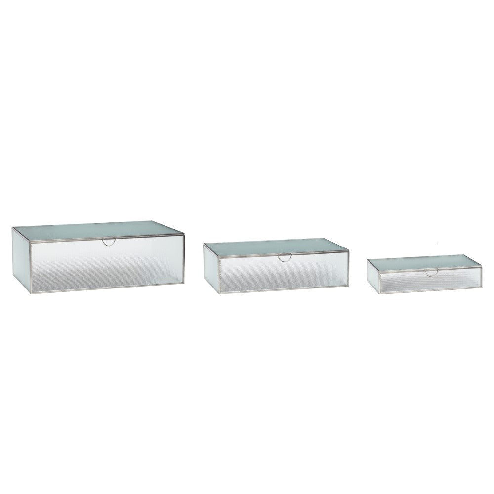 GLASS BOX set of 3