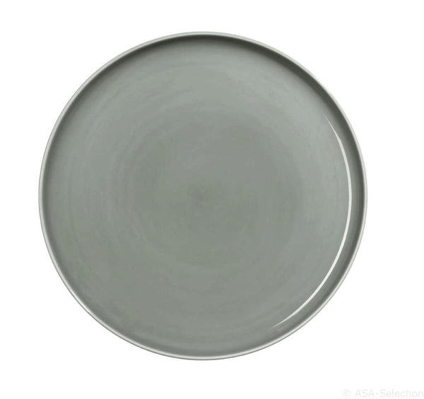 DINNER PLATE HUMMINGBIRD gray set of 6