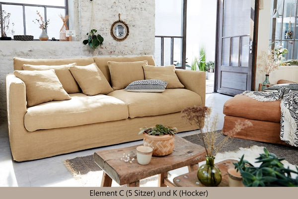 Leinen Sofa NOMAD SWEET LIN