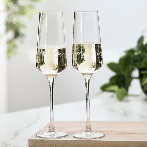 RM CHAMPAGNE glass set of 2