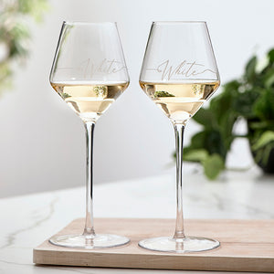 RM white wine glass set of 2