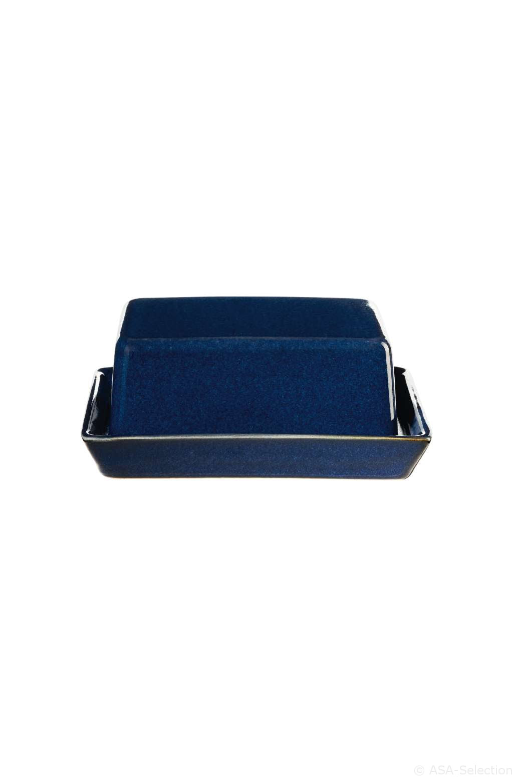 BUTTER DISH SEASONS midnight blue