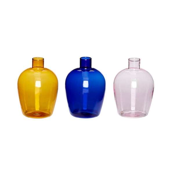 VASE 3er Set Bunt