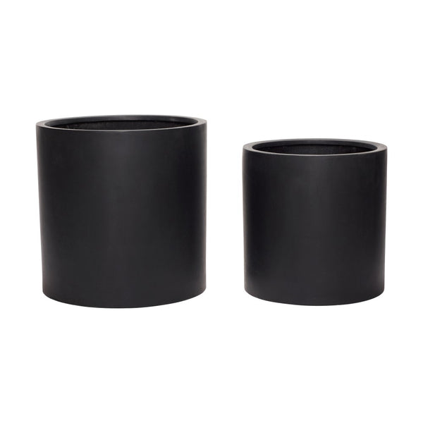 FLOWER PLANTER Set of 2 Black