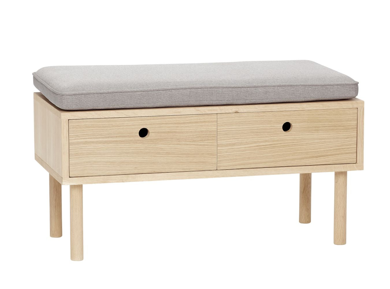 SITZBANK mit Kissen und Schubladen