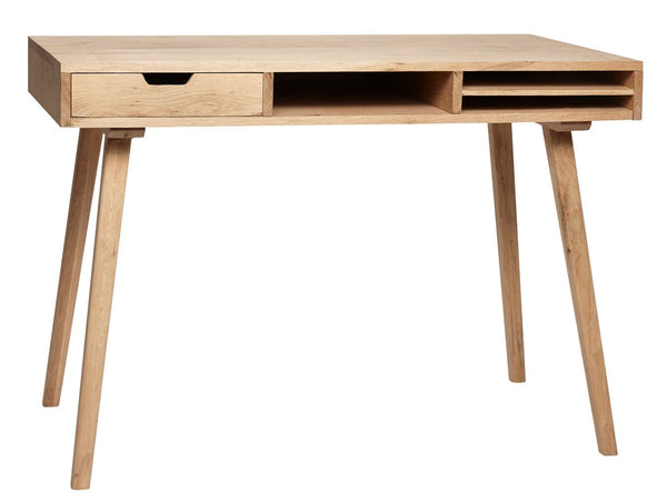 SCHREIBTISCH mit Fächern