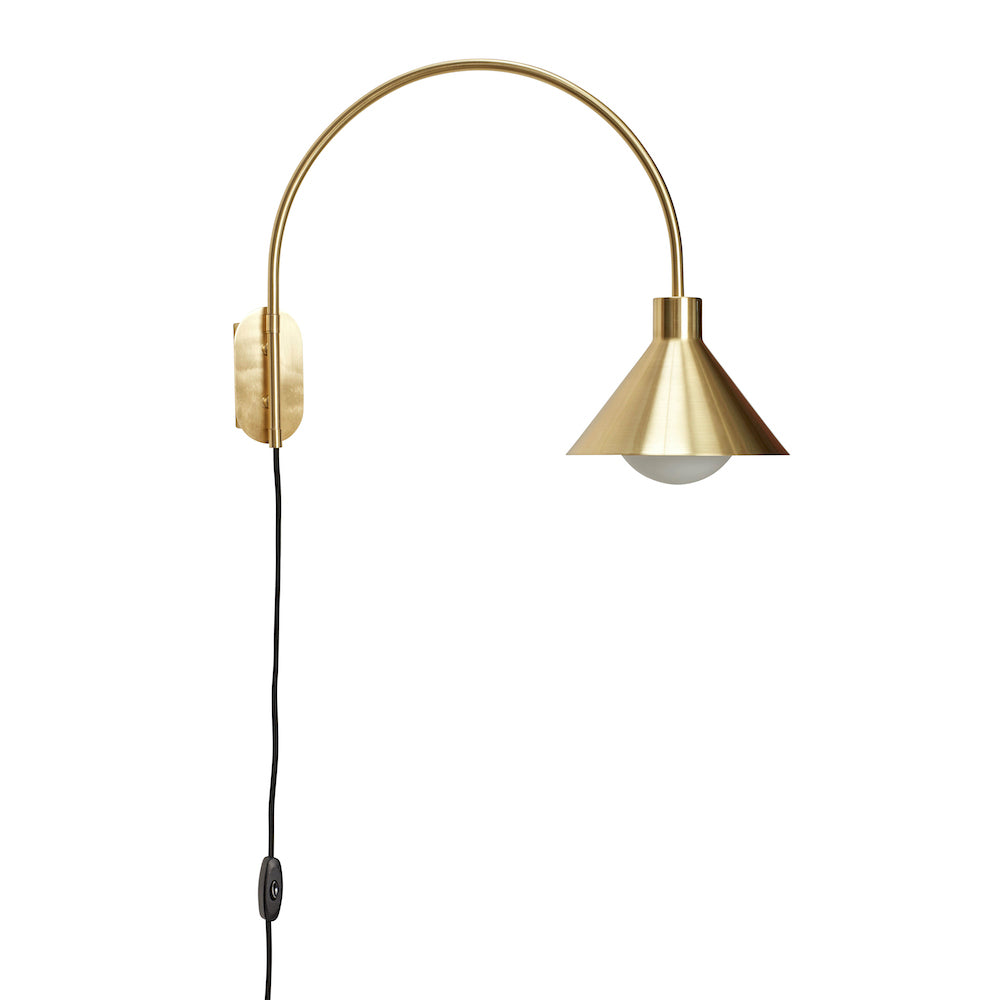 WANDLEUCHTE Messing