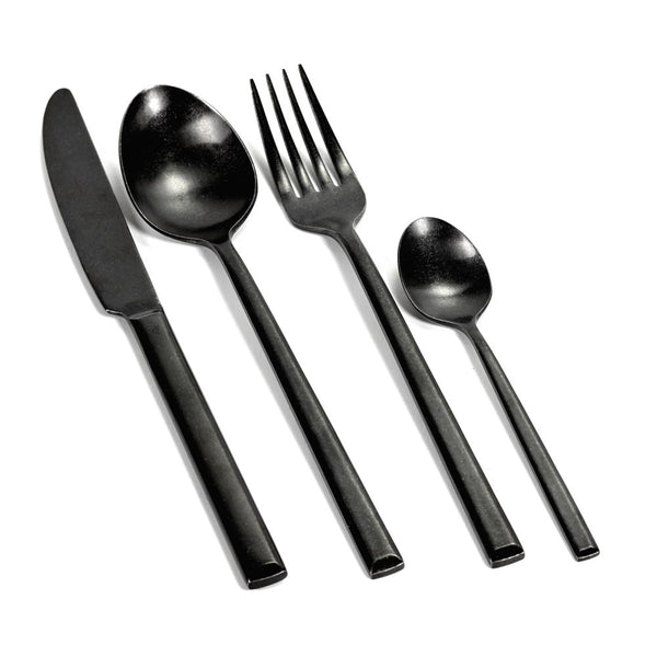 BESTECK Set Stonewashed schwarz