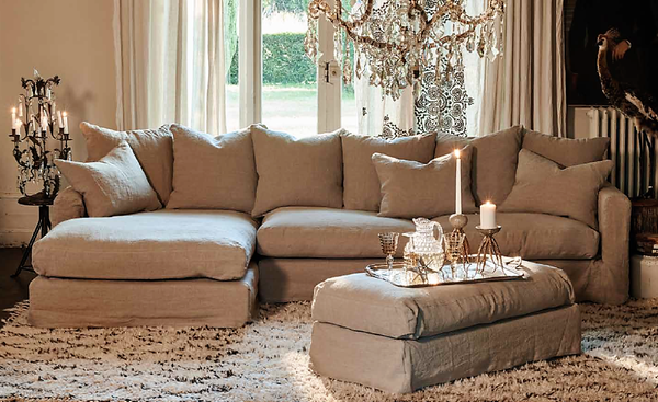 Linen - Sofa BIARRITZ NEW LIN stonewashed