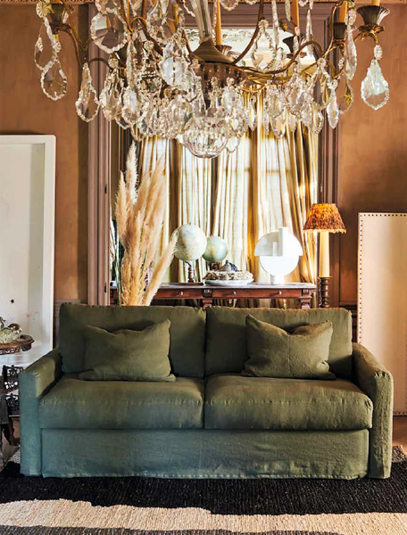 Leinen - Schlafsofa BIDART SWEET LIN