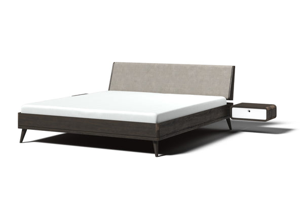 TERRA bed with nightstand