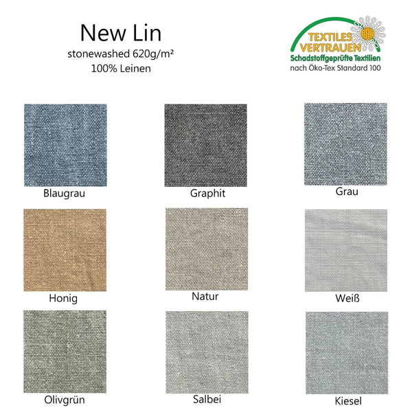 Leinen - Sofa CHARMONIX NEW LIN stonewashed
