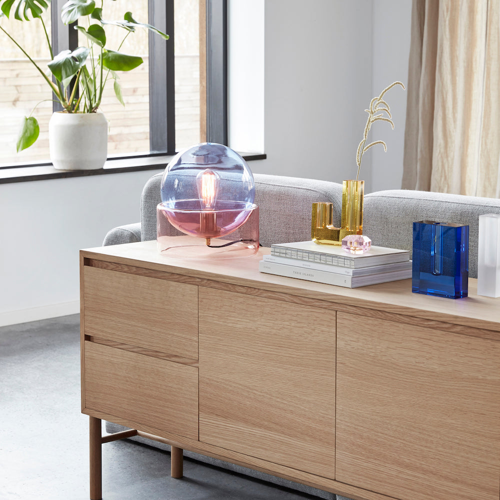 VASE  Blau