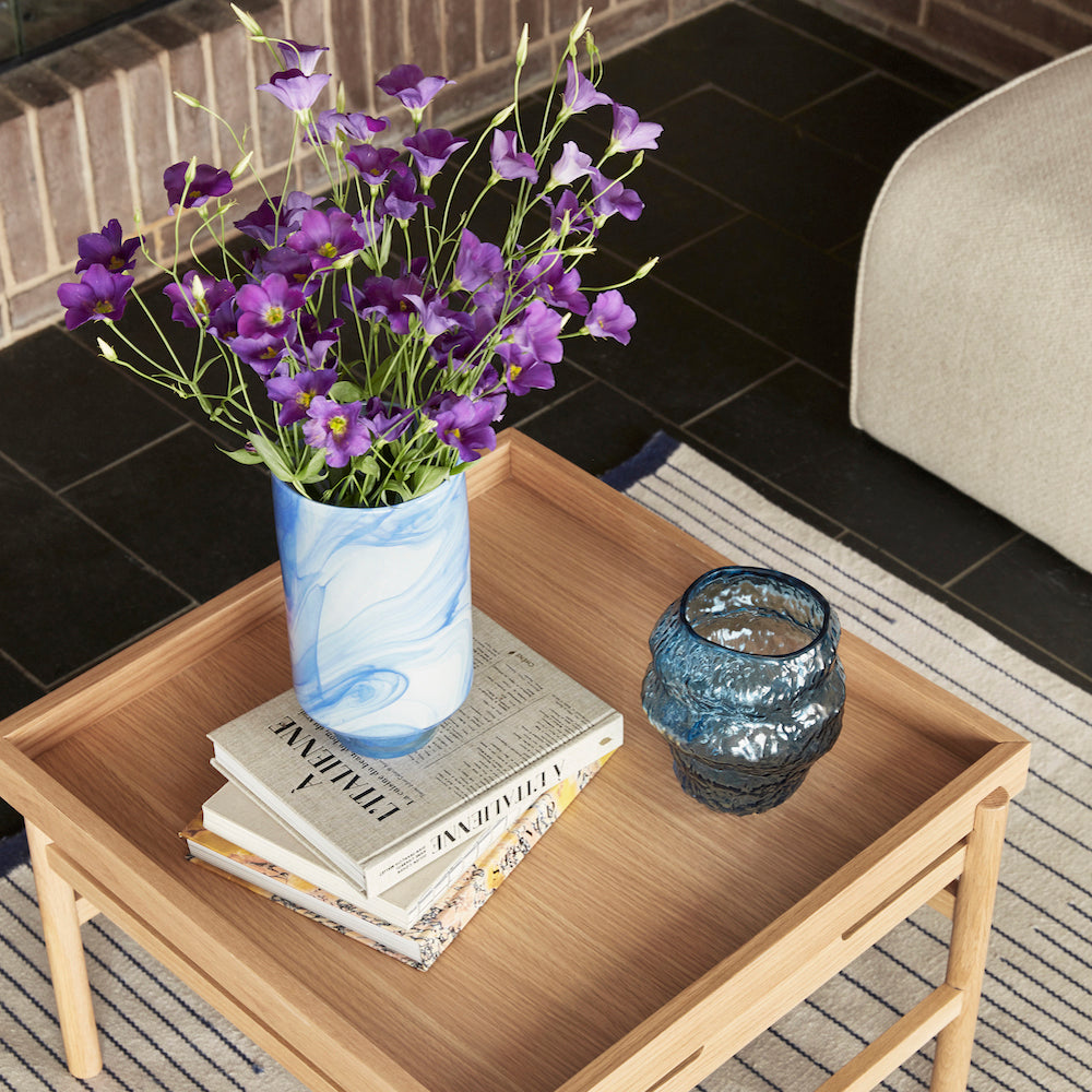 VASE  blau