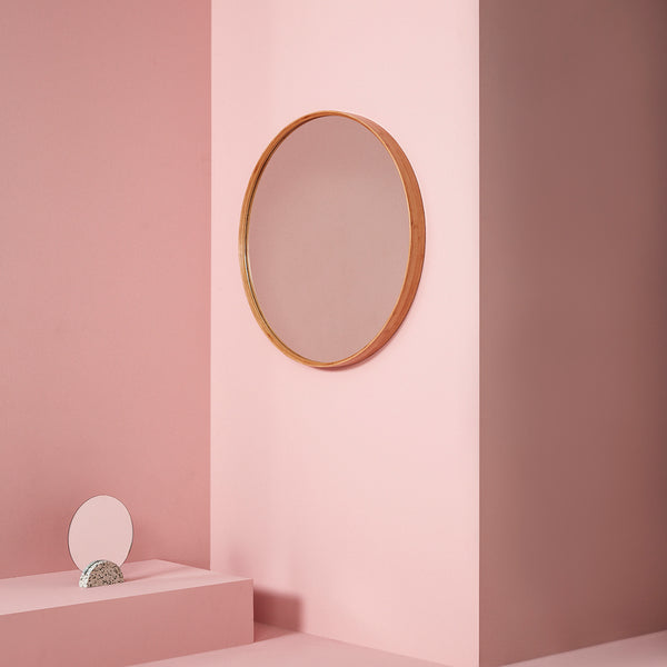 MIRROR bamboo round