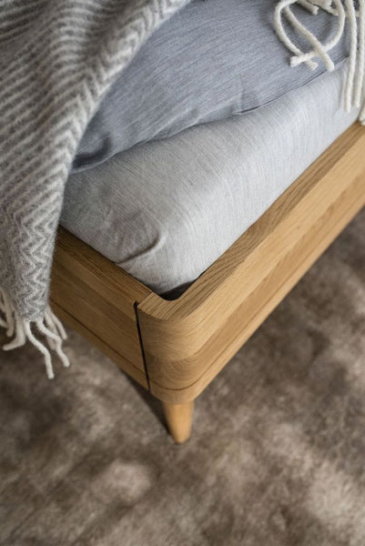 TERRA bed with nightstand