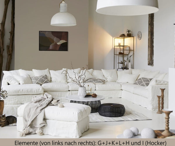 Linen - Sofa BIARRITZ NEW LIN stonewashed